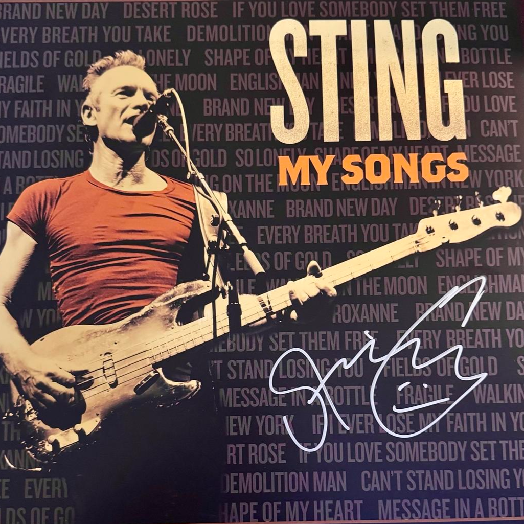 Sting Signed Album "My Songs" Vinyl Album - JSA COA #01